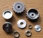 assorted hardened parts